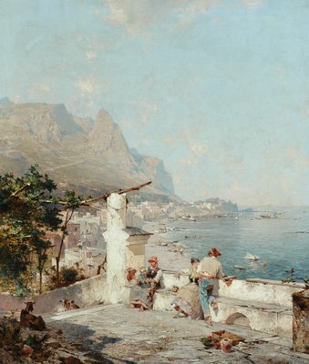 Franz Richard Unterberger、Capri Franz Richard Unterberger | The port of Capri | Artsy